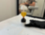 This shows the contents after blood is drawn for PRP and then spun in a centrifuge. This is the liquid gold that is left,